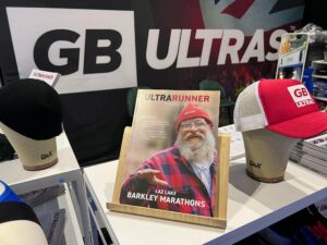 Ultrarunner magazine on the GBUltras stand