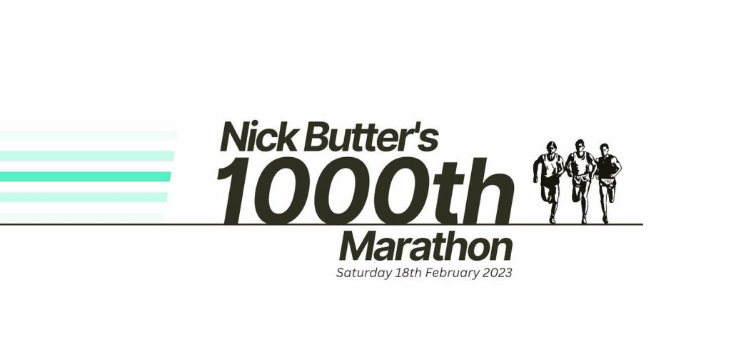Nick butter 1000th marathon world record