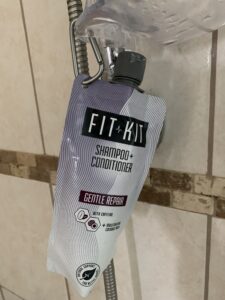 FitKit hair shampoo and conditioner for runners