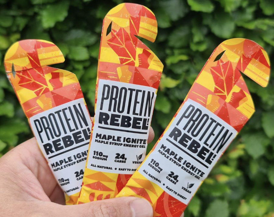Maple syrup energy gels