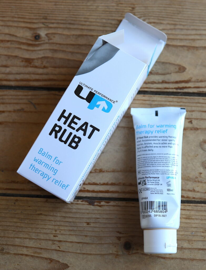 Heat rub for ultra running injuries