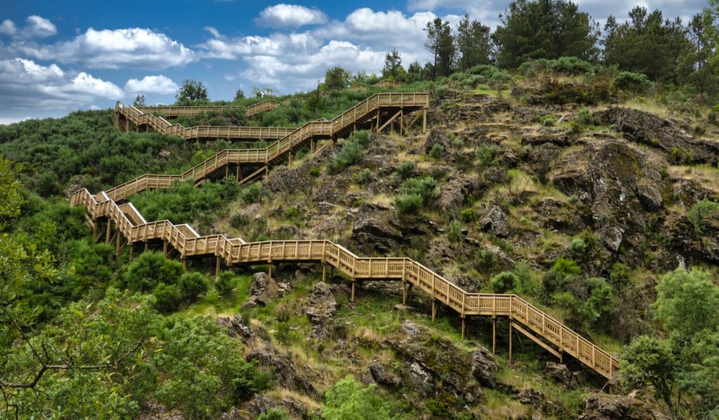 Mondago boardwalk in Portugal