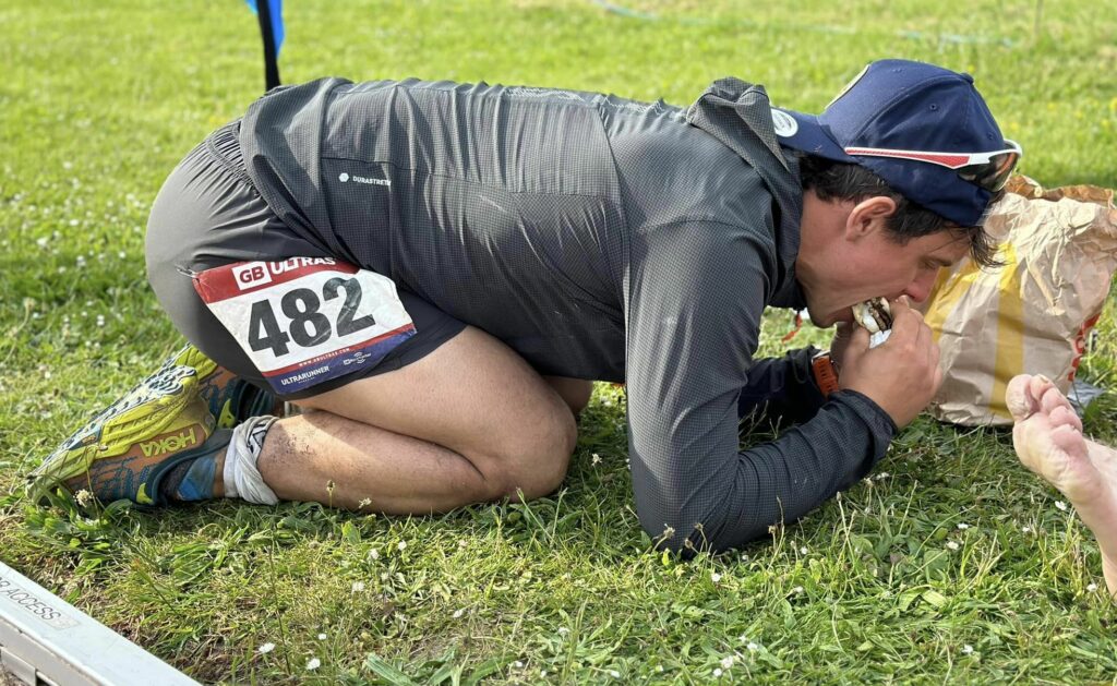 finish line post-race rituals