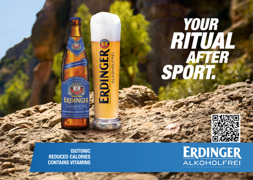 Erdinger alkoholfrei isotonic drink ultra running