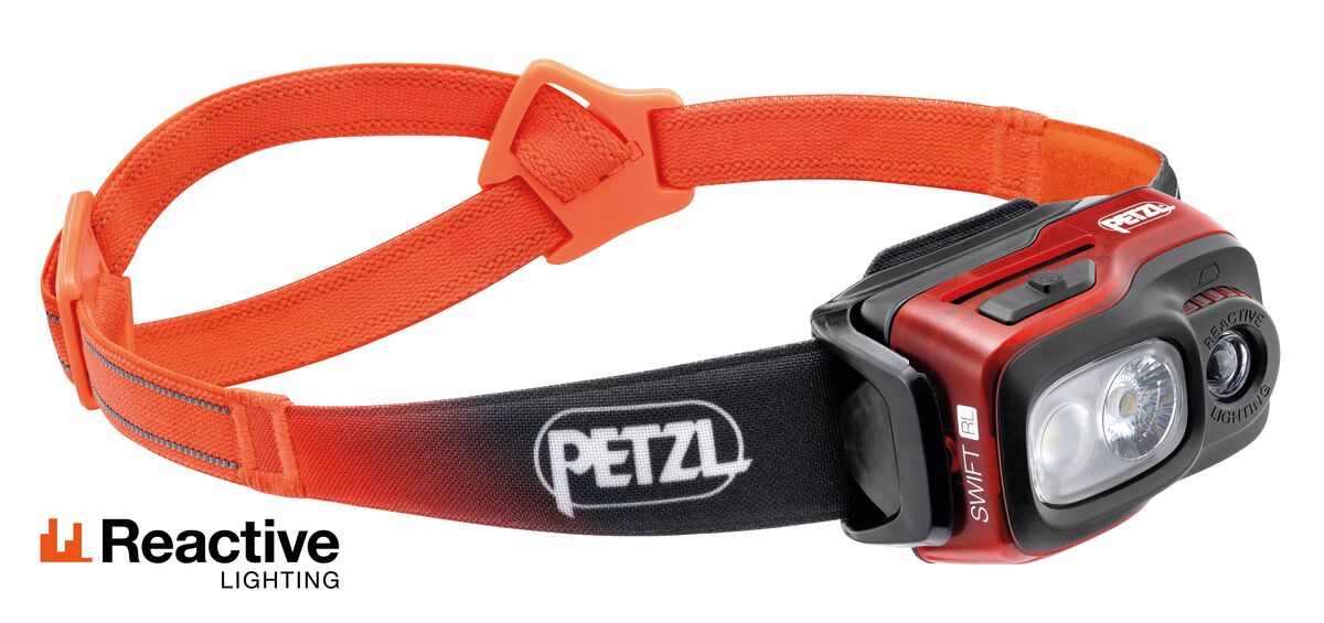 Swift RL headlamp for ultra runners from Petzl